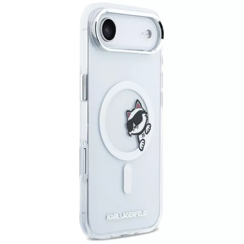 KARL LAGERFELD IML Peekaboo Funda MagSafe para iPhone Air, transparente