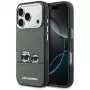 KARL LAGERFELD IML Karl & Choupette Peekaboo Logo Funda MagSafe para Apple iPhone 17 Pro, negra