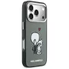 KARL LAGERFELD Karl & Choupette Back Funda MagSafe para iPhone 17 Pro Max, negra