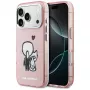 KARL LAGERFELD Karl & Choupette Back Funda MagSafe para iPhone 17 Pro, rosa