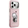 KARL LAGERFELD Karl & Choupette Back Funda MagSafe para iPhone 17 Pro, rosa