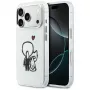 Karl Lagerfeld Karl & Choupette Back Funda MagSafe para iPhone 17 Pro Max, transparente