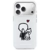 Karl Lagerfeld Karl & Choupette Back Funda MagSafe para iPhone 17 Pro Max, transparente