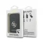 Cartera MagSafe Guess 4G Stand & Mirror con espejo, negro