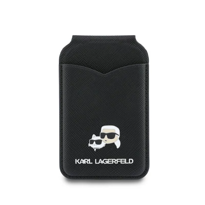 Karl Lagerfeld Stand Mirror Monedero MagSafe negro