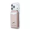 Karl Lagerfeld Stand Mirror Monedero MagSafe rosa