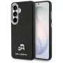 Karl Lagerfeld Saffiano KC Metal Logo Funda MagSafe para Samsung Galaxy S26, negra