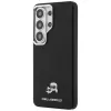 Karl Lagerfeld Saffiano KC Metal Logo Funda MagSafe para Samsung Galaxy S26 Ultra, negra