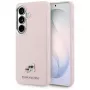 Karl Lagerfeld Saffiano KC Metal Logo Funda MagSafe para Samsung Galaxy S26+, rosa