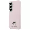 Karl Lagerfeld Saffiano KC Metal Logo Funda MagSafe para Samsung Galaxy S26+, rosa