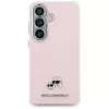 Karl Lagerfeld Saffiano KC Metal Logo Funda MagSafe para Samsung Galaxy S26+, rosa