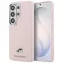 KARL LAGERFELD Saffiano KC Metal Logo Funda MagSafe para Samsung Galaxy S26 Ultra - Rosa