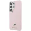 KARL LAGERFELD Saffiano KC Metal Logo Funda MagSafe para Samsung Galaxy S26 Ultra - Rosa