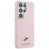 KARL LAGERFELD Saffiano KC Metal Logo Funda MagSafe para Samsung Galaxy S26 Ultra - Rosa