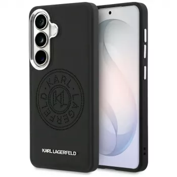 Karl Lagerfeld Funda KLMagSafe Perforated para Samsung Galaxy S26 Negra