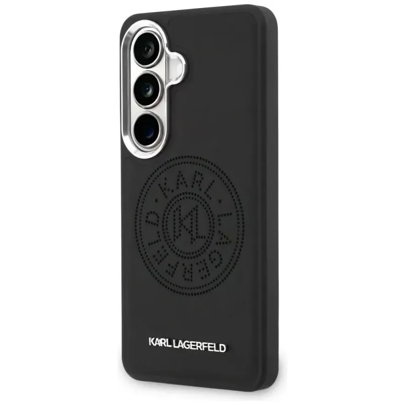 Karl Lagerfeld Funda KLMagSafe Perforated para Samsung Galaxy S26 Negra