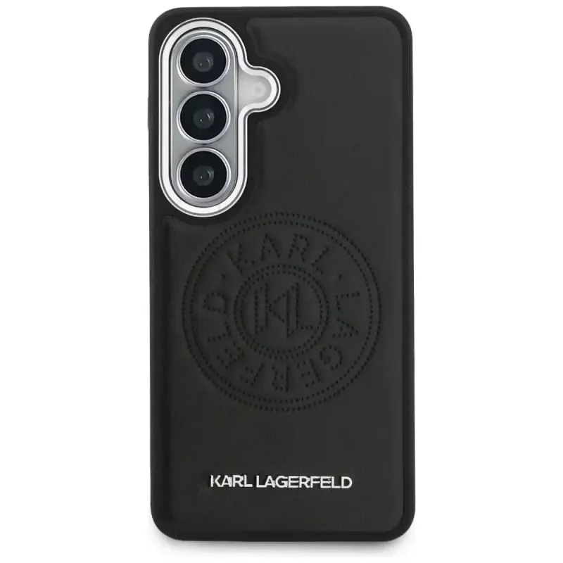 Karl Lagerfeld Funda KLMagSafe Perforated para Samsung Galaxy S26 Negra