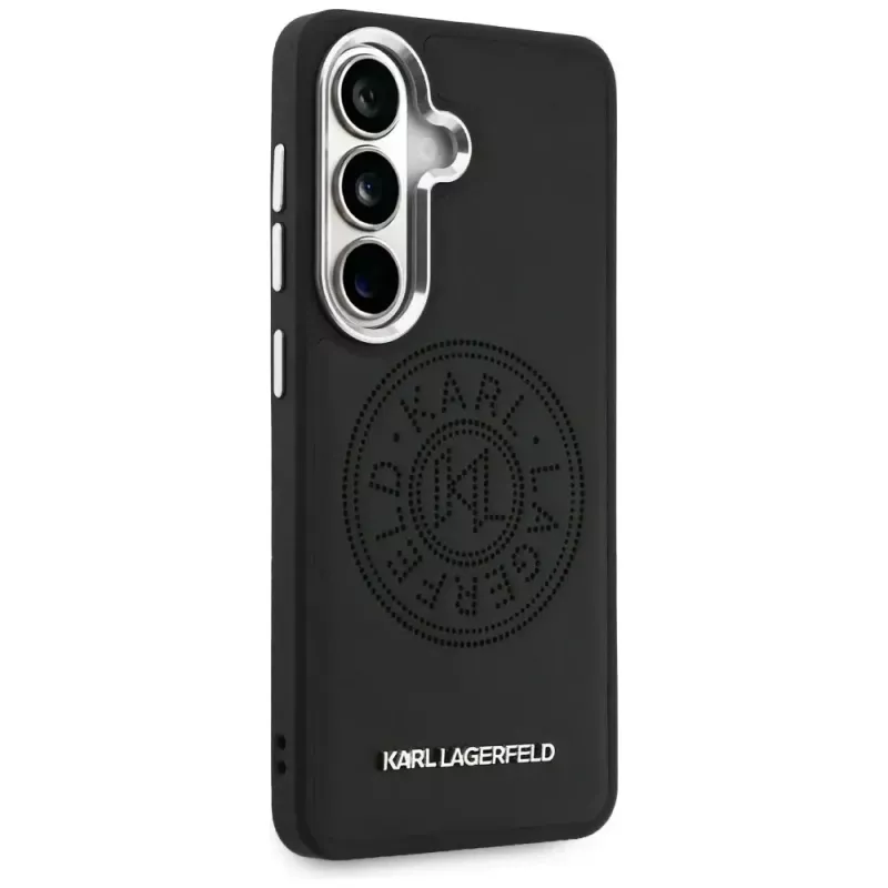 Karl Lagerfeld Funda KLMagSafe Perforated para Samsung Galaxy S26 Negra
