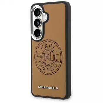 KARL LAGERFELD Funda KLMagSafe Perforated para Samsung Galaxy S26+ Marrón
