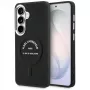 KARL LAGERFELD Funda MagSafe Embossed Ring Stand para Samsung Galaxy S26, Negra