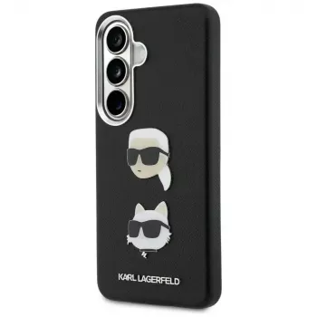 Karl Lagerfeld Funda Metal Double Heads Saffiano para Samsung Galaxy S26+ Negra