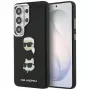 Karl Lagerfeld Funda Metal Double Heads Saffiano para Samsung Galaxy S26 Ultra Negra