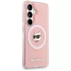 KARL LAGERFELD Funda MagSafe IML Repeated Choupette para Samsung Galaxy S26, Rosa
