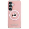 Karl Lagerfeld Funda MagSafe IML Repeated Choupette para Samsung Galaxy S26+ Rosa