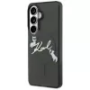 Karl Lagerfeld Funda MagSafe IML KC Script para Samsung Galaxy S26+ Negra
