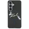 Karl Lagerfeld Funda MagSafe IML KC Script para Samsung Galaxy S26+ Negra