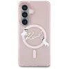 Karl Lagerfeld Funda MagSafe IML KC Script para Samsung Galaxy S26, Rosa