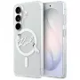 KARL LAGERFELD Funda MagSafe IML KC Script para Samsung Galaxy S26, Transparente