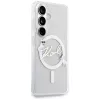 KARL LAGERFELD Funda MagSafe IML KC Script para Samsung Galaxy S26, Transparente