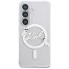 KARL LAGERFELD Funda MagSafe IML KC Script para Samsung Galaxy S26+ Transparente