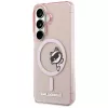 Karl Lagerfeld Funda MagSafe IML Peekaboo Choupette para Samsung Galaxy S26 - Rosa