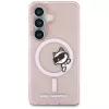 Karl Lagerfeld Funda MagSafe IML Peekaboo Choupette para Samsung Galaxy S26 - Rosa