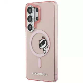 KARL LAGERFELD Funda MagSafe IML Peekaboo Choupette para Samsung Galaxy S26 Ultra, Rosa