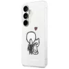 KARL LAGERFELD Funda MagSafe IML Karl & Choupette para Samsung Galaxy S26, Transparente