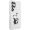 KARL LAGERFELD Funda Trasera MagSafe IML Karl & Choupette para Samsung Galaxy S26 Ultra, Transparente