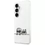 KARL LAGERFELD Funda MagSafe IML Peekaboo Karl & Choupette para Samsung Galaxy S26+ Transparente