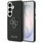 Guess Funda Grained Big 4G Metal Logo para Samsung Galaxy S26 - Negra