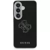 Guess Funda Grained Big 4G Metal Logo para Samsung Galaxy S26 - Negra