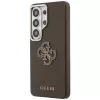 Guess Funda Grained Big 4G Metal Logo para Samsung Galaxy S26 Ultra - Marrón