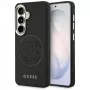 Guess Funda MagSafe Perforated Logo para Samsung Galaxy S26 - Negra
