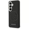 Guess Funda MagSafe Perforated Logo para Samsung Galaxy S26 - Negra