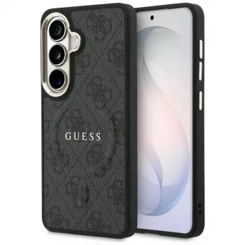 Guess 4G Embossed Ring MagSafe Case para Samsung Galaxy S26+ (negro)