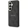 Guess 4G Embossed Ring MagSafe Case para Samsung Galaxy S26+ (negro)
