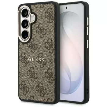 Guess 4G Embossed Ring MagSafe Case para Samsung Galaxy S26+ (marrón)
