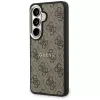 Guess 4G Embossed Ring MagSafe Case para Samsung Galaxy S26+ (marrón)