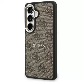 Guess 4G Embossed Ring MagSafe Case para Samsung Galaxy S26+ (marrón)
